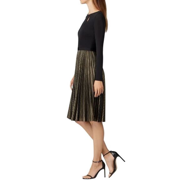CATHERINE DEANE Metallic Nicki Dress Size 2 MSRP: $475 - Picture 3 of 10